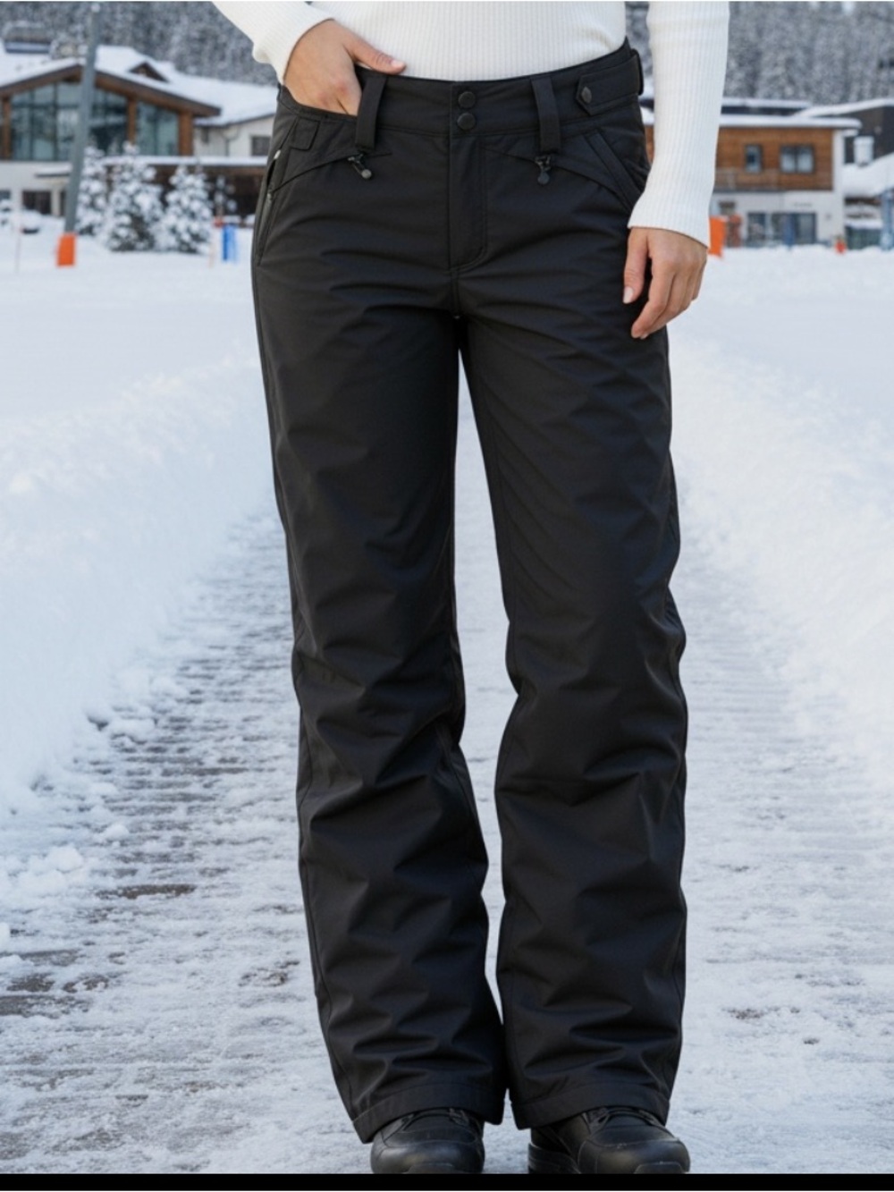 FIVE SEASONS Black Outdoor snow/snowboard Pants